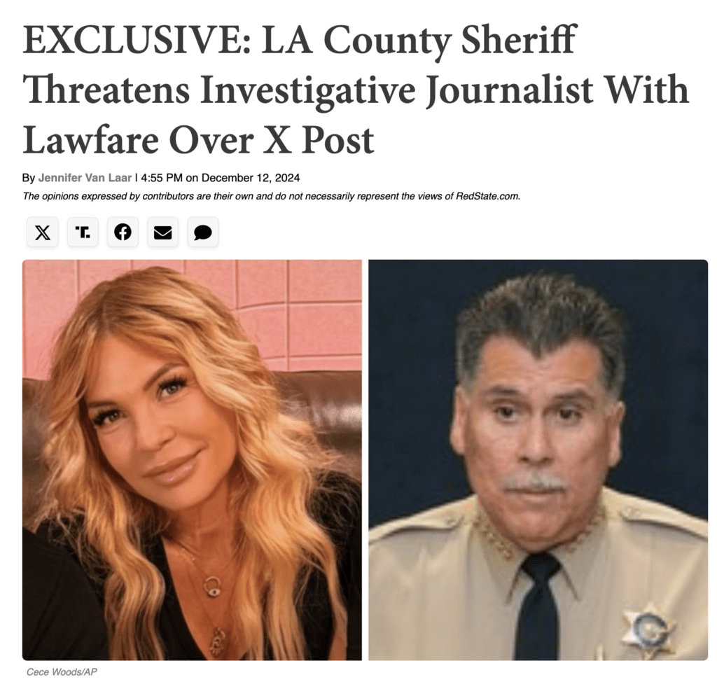 ALADS vs. the First Amendment: Union Targets Investigative Journalist with Cease-and-Desist Over "Just A Deputy" Whistleblower Letter