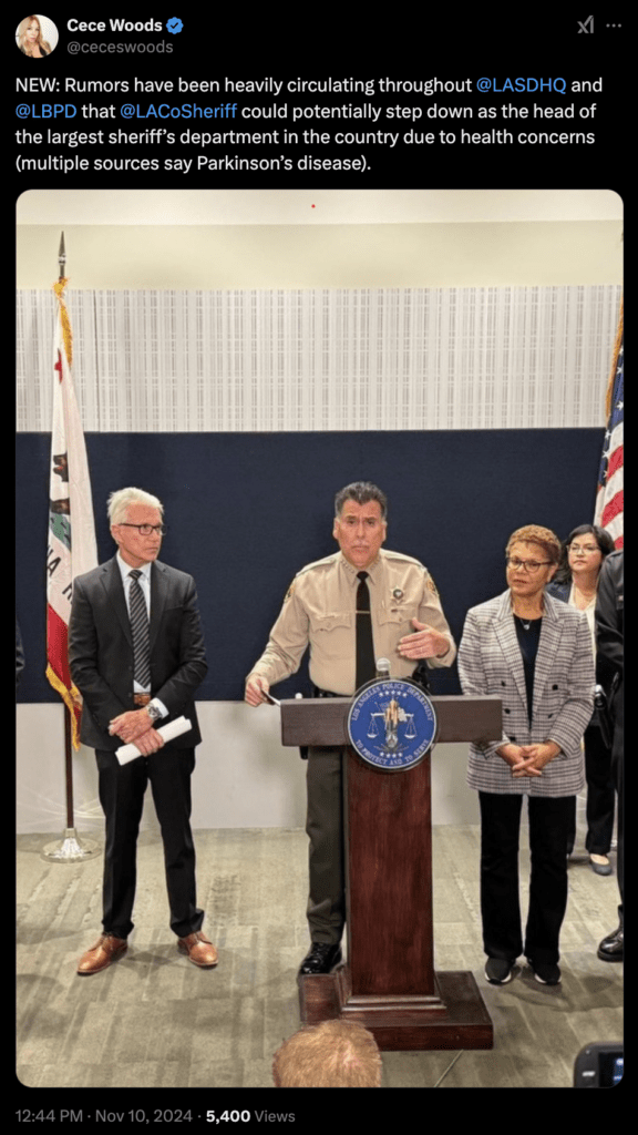 Luna&rsquo;s Legacy of Lunacy: How Sheriff Robert "Bunker Bob" Luna is Fast-Tracking the Fall of Public Safety in L.A. County