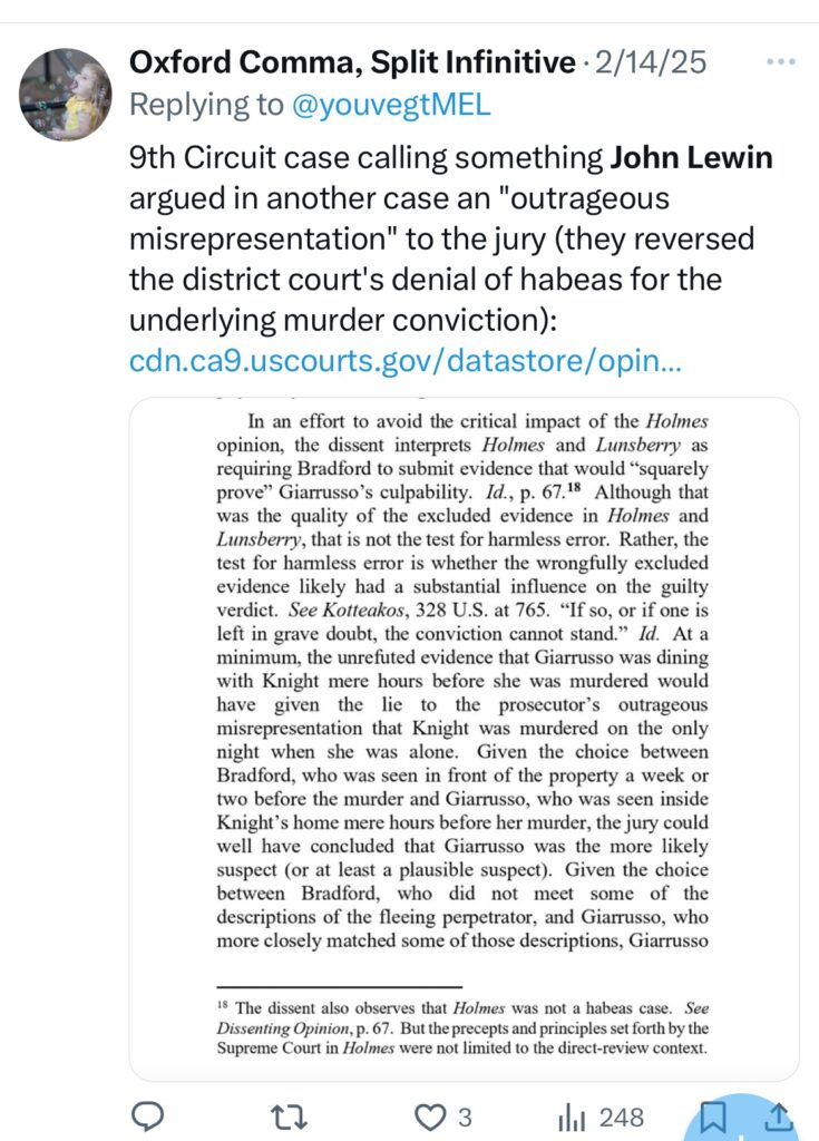 Disgraced (Yet Still Employed) Prosecutor John Lewin&rsquo;s A$AP Rocky Trial Meltdown Becomes District Attorney Nathan Hochman&rsquo;s First Major Media Disaster