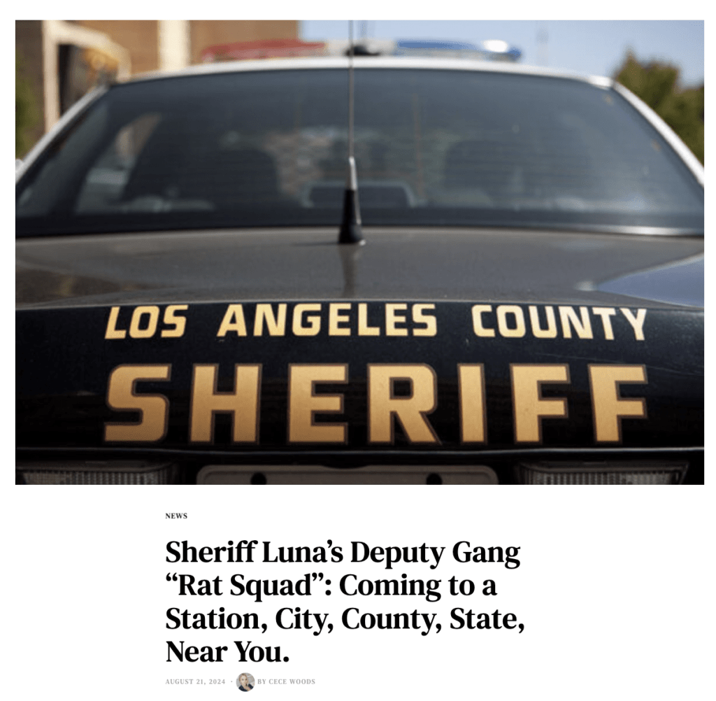 Luna&rsquo;s Legacy of Lunacy: How Sheriff Robert "Bunker Bob" Luna is Fast-Tracking the Fall of Public Safety in L.A. County