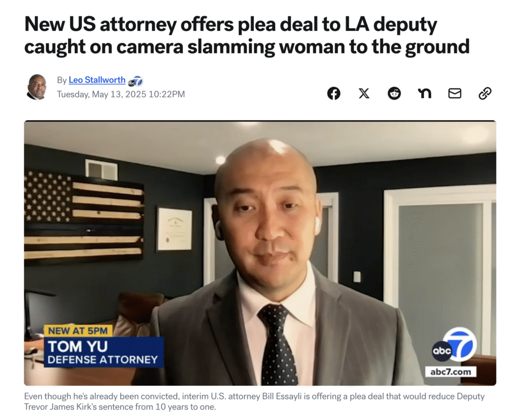 The Devil is in the Details: Sheriff Luna Asks for Leniency After Pursuing Prosecution of One of His Deputies
