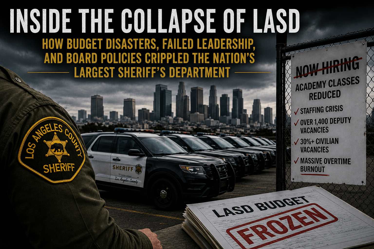 INSIDE THE COLLAPSE OF LASD: How Budget Disasters, Failed Leadership, and Board Policies Crippled the Nation’s Largest Sheriff’s Department - The Current Report