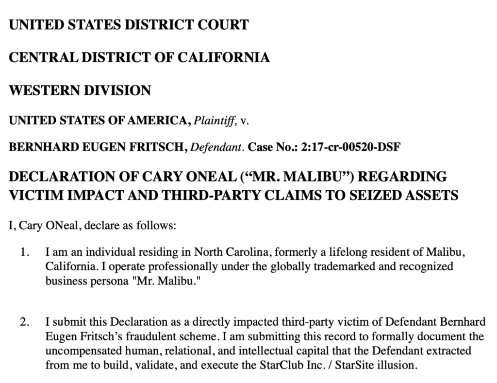 Trump's New $1.7 Billion Anti-Fraud Fund and The Timeline That Raises Questions in the Malibu StarClub Case