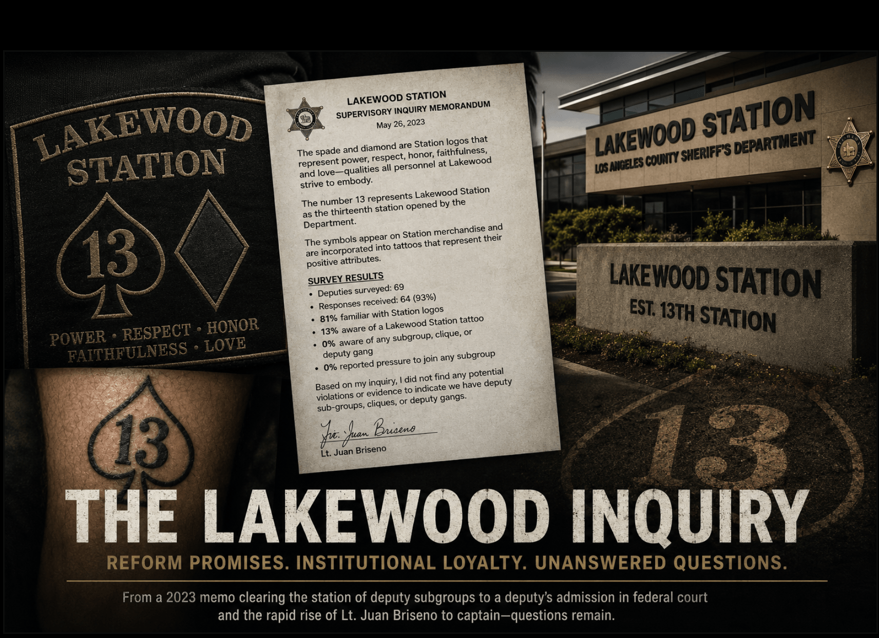 Loyalty Over Accountability? Questions Surround Sheriff Luna and Commander Holguin’s Elevation of Juan Briseno to Lead Lakewood Station